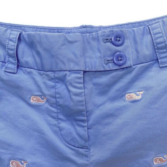 Vineyard Vines Dayboat Shorts Light Blue Pink Whales Preppy 2 - Picture 3 of 15